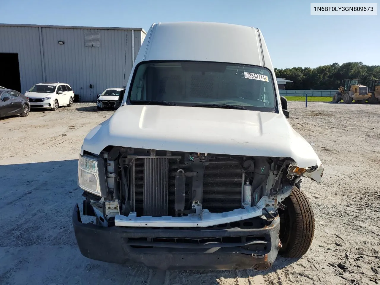 2016 Nissan Nv 2500 S VIN: 1N6BF0LY3GN809673 Lot: 72843714