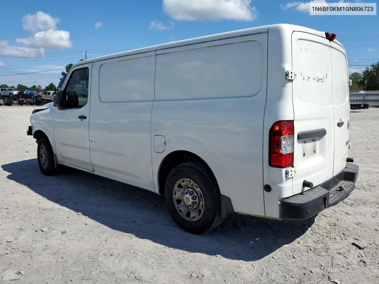 2016 Nissan Nv 1500 S VIN: 1N6BF0KM1GN806723 Lot: 73531974