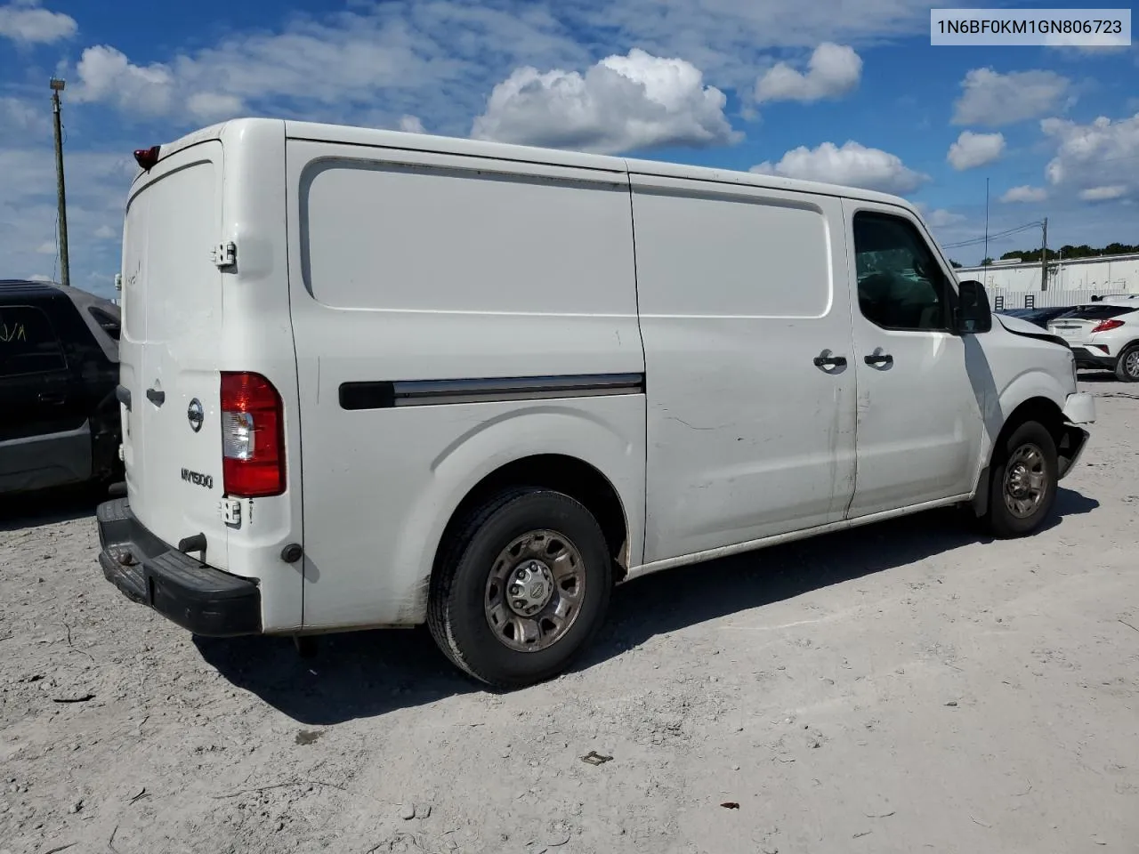 2016 Nissan Nv 1500 S VIN: 1N6BF0KM1GN806723 Lot: 73531974