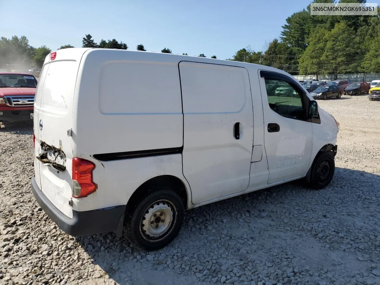 2016 Nissan Nv200 2.5S VIN: 3N6CM0KN2GK695351 Lot: 75740074