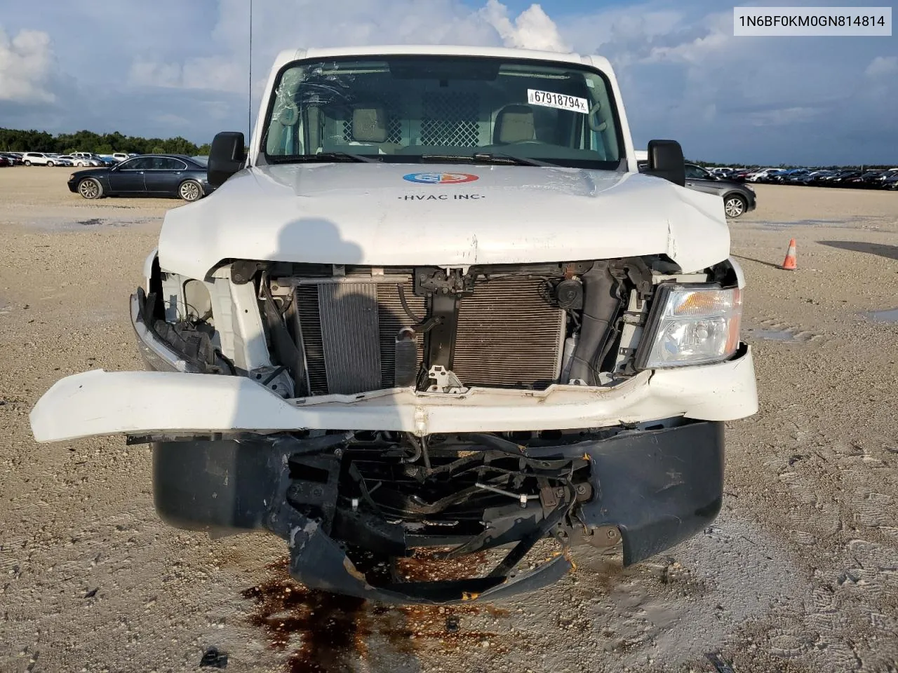 2016 Nissan Nv 1500 S VIN: 1N6BF0KM0GN814814 Lot: 75776434