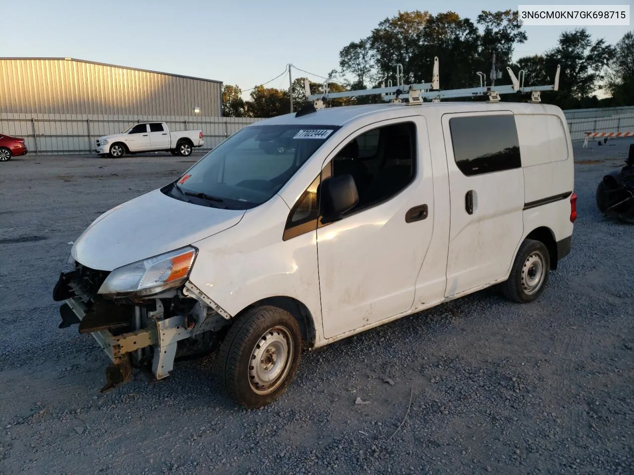 2016 Nissan Nv200 2.5S VIN: 3N6CM0KN7GK698715 Lot: 77022444