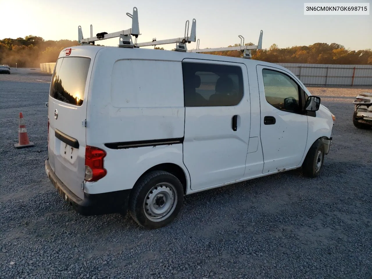 2016 Nissan Nv200 2.5S VIN: 3N6CM0KN7GK698715 Lot: 77022444