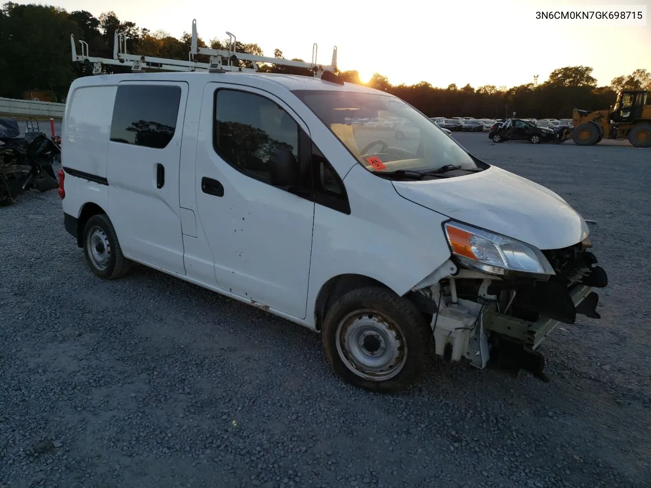 2016 Nissan Nv200 2.5S VIN: 3N6CM0KN7GK698715 Lot: 77022444