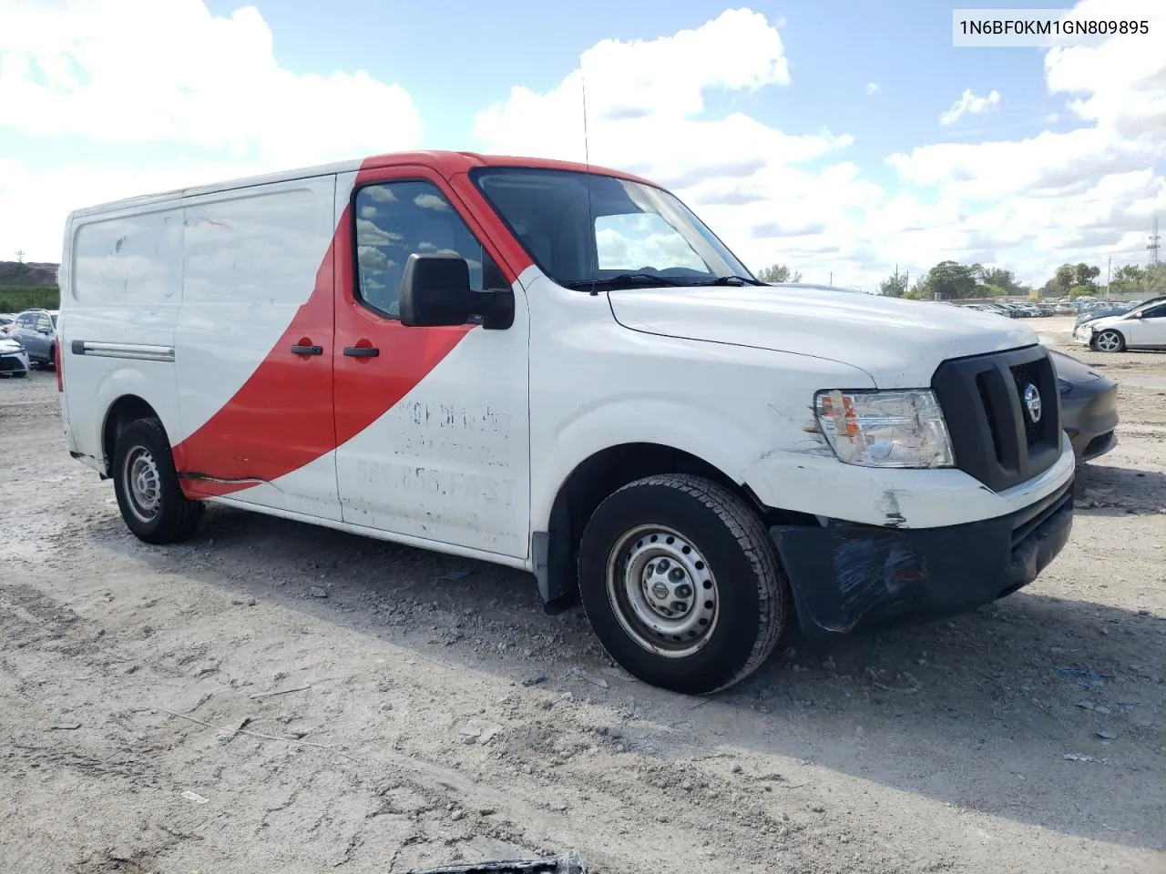 2016 Nissan Nv 1500 S VIN: 1N6BF0KM1GN809895 Lot: 77468914