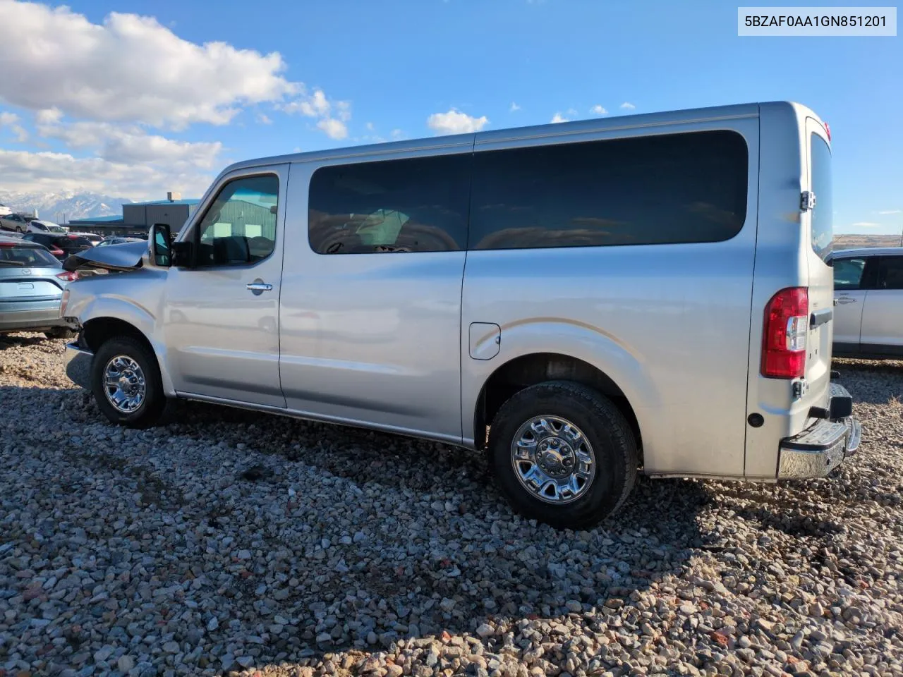 2016 Nissan Nv 3500 S VIN: 5BZAF0AA1GN851201 Lot: 77651044