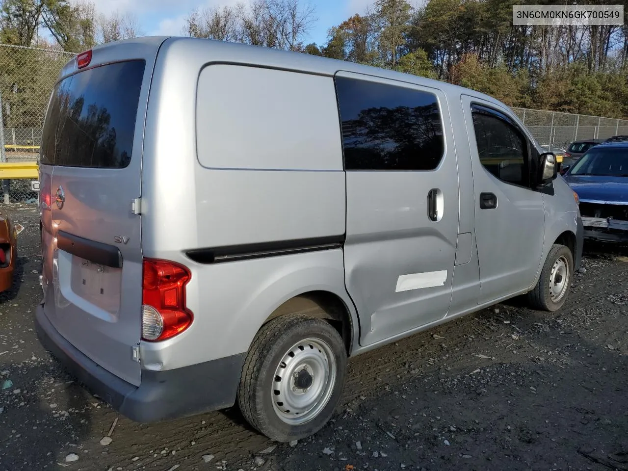 2016 Nissan Nv200 2.5S VIN: 3N6CM0KN6GK700549 Lot: 77708004