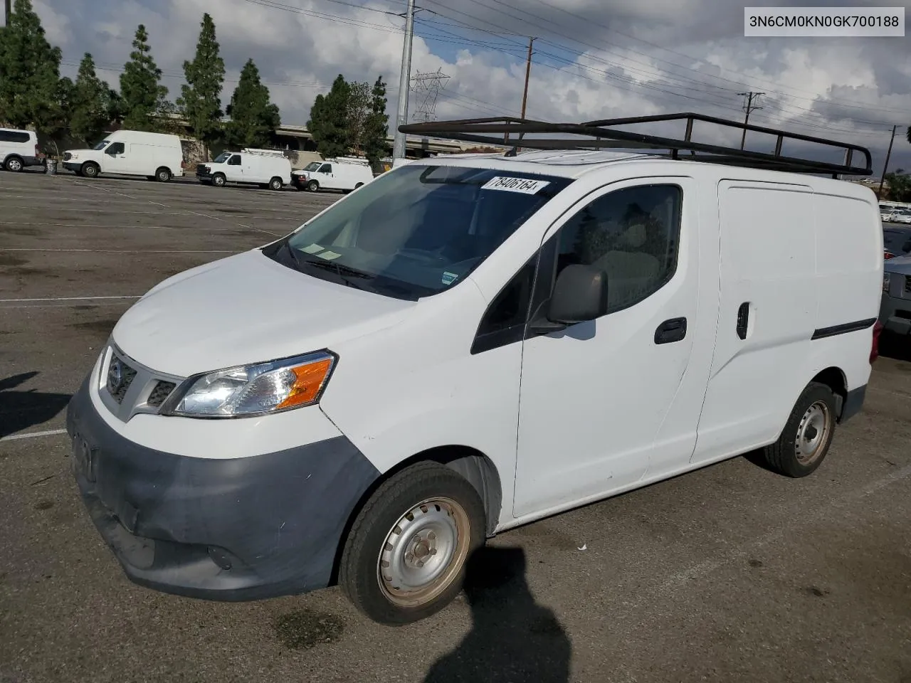 2016 Nissan Nv200 2.5S VIN: 3N6CM0KN0GK700188 Lot: 78406164