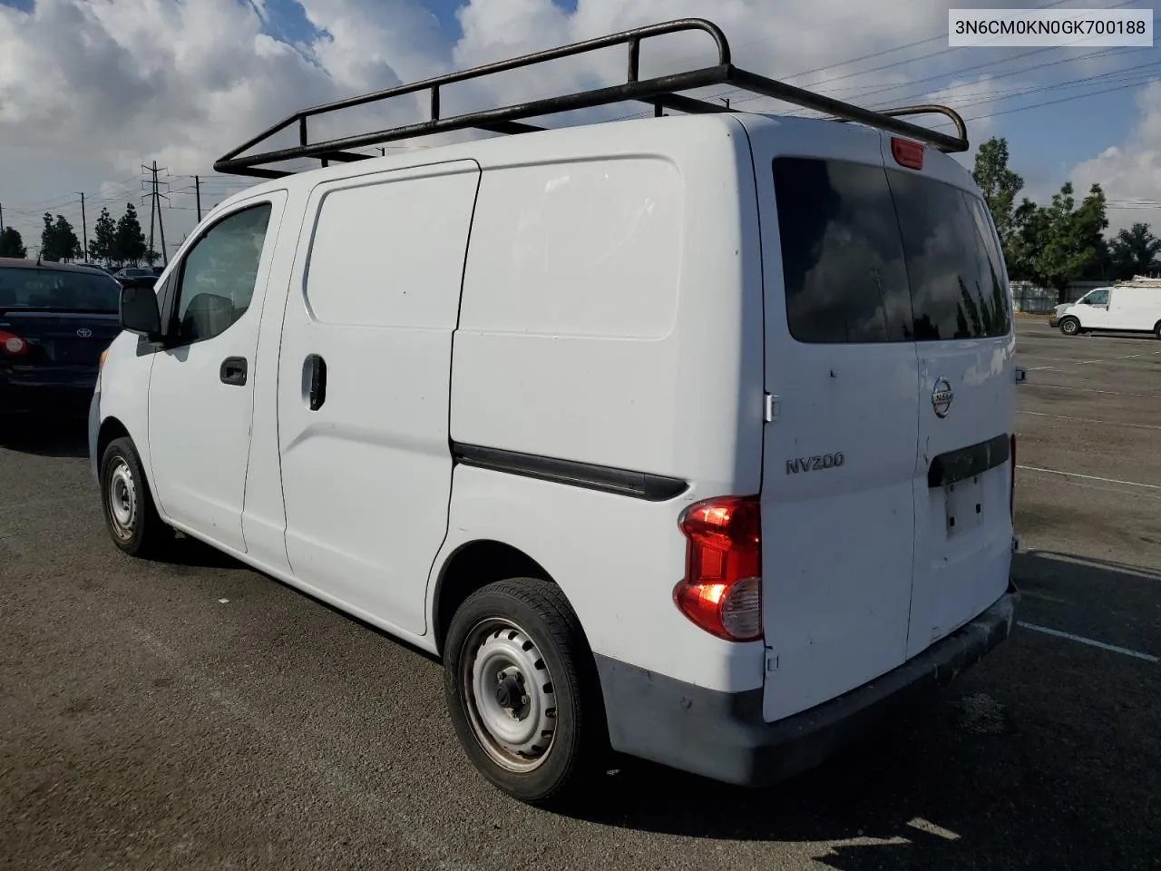 2016 Nissan Nv200 2.5S VIN: 3N6CM0KN0GK700188 Lot: 78406164