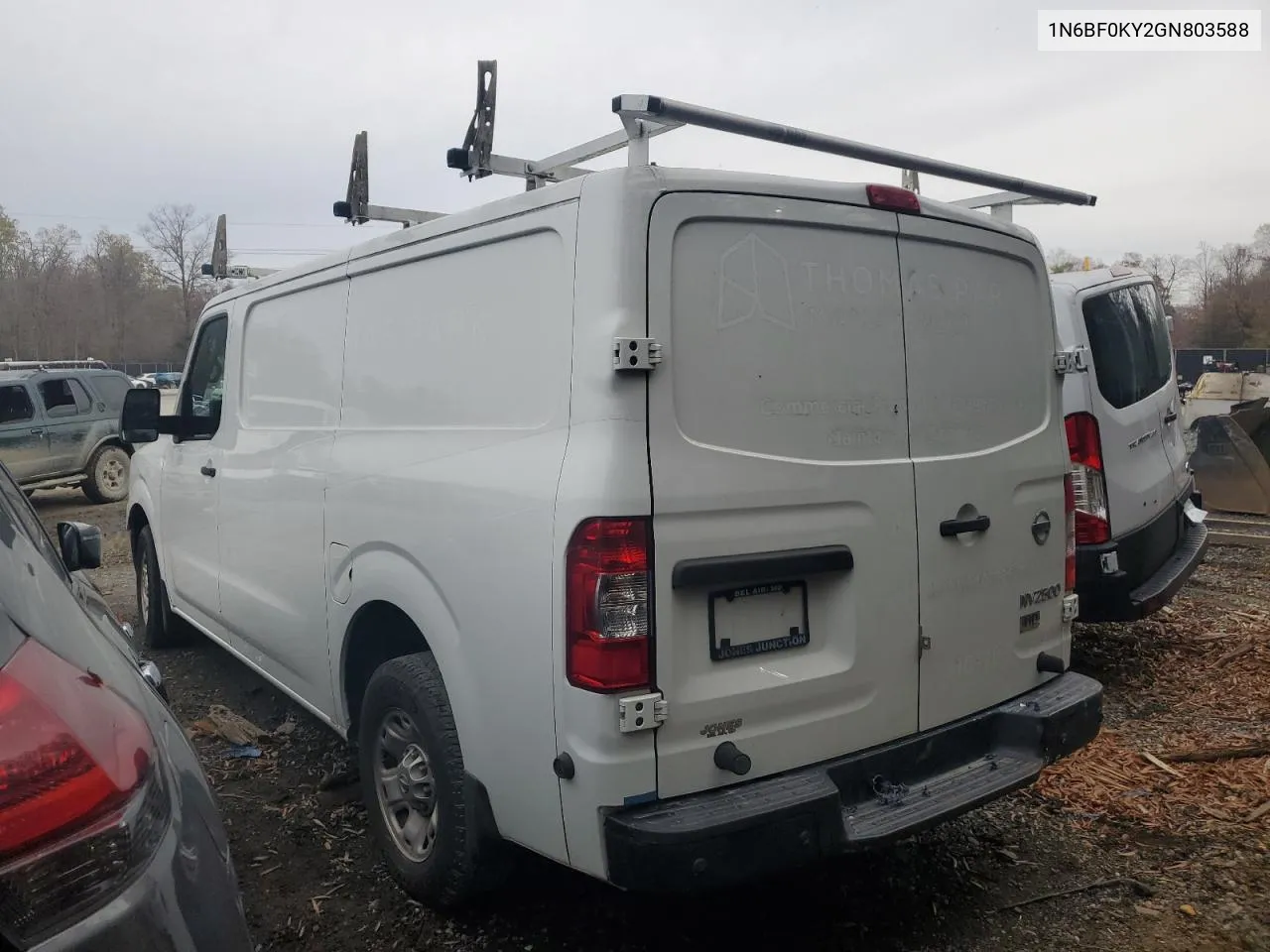 2016 Nissan Nv 1500 S VIN: 1N6BF0KY2GN803588 Lot: 79242004