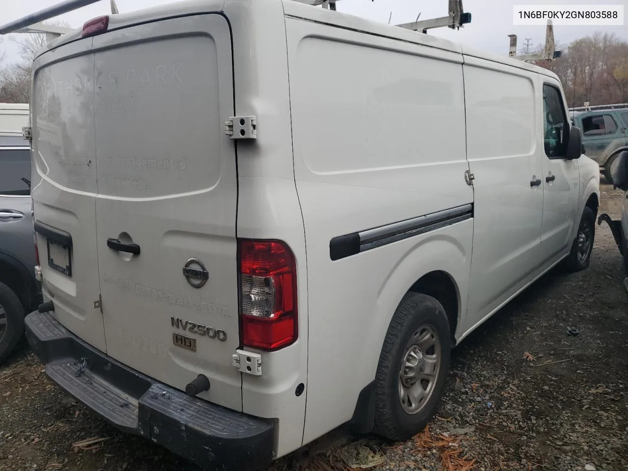 2016 Nissan Nv 1500 S VIN: 1N6BF0KY2GN803588 Lot: 79242004