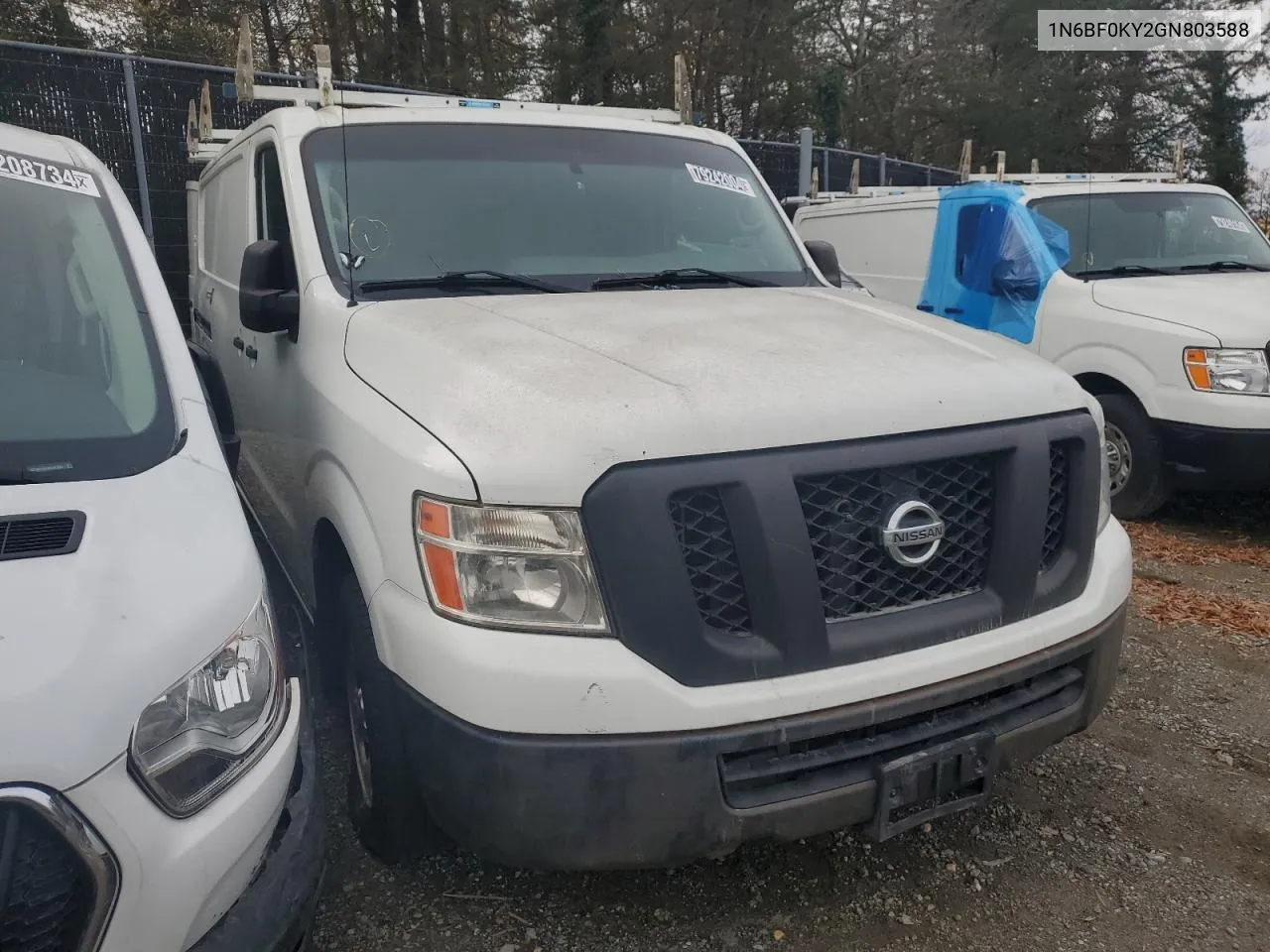 2016 Nissan Nv 1500 S VIN: 1N6BF0KY2GN803588 Lot: 79242004