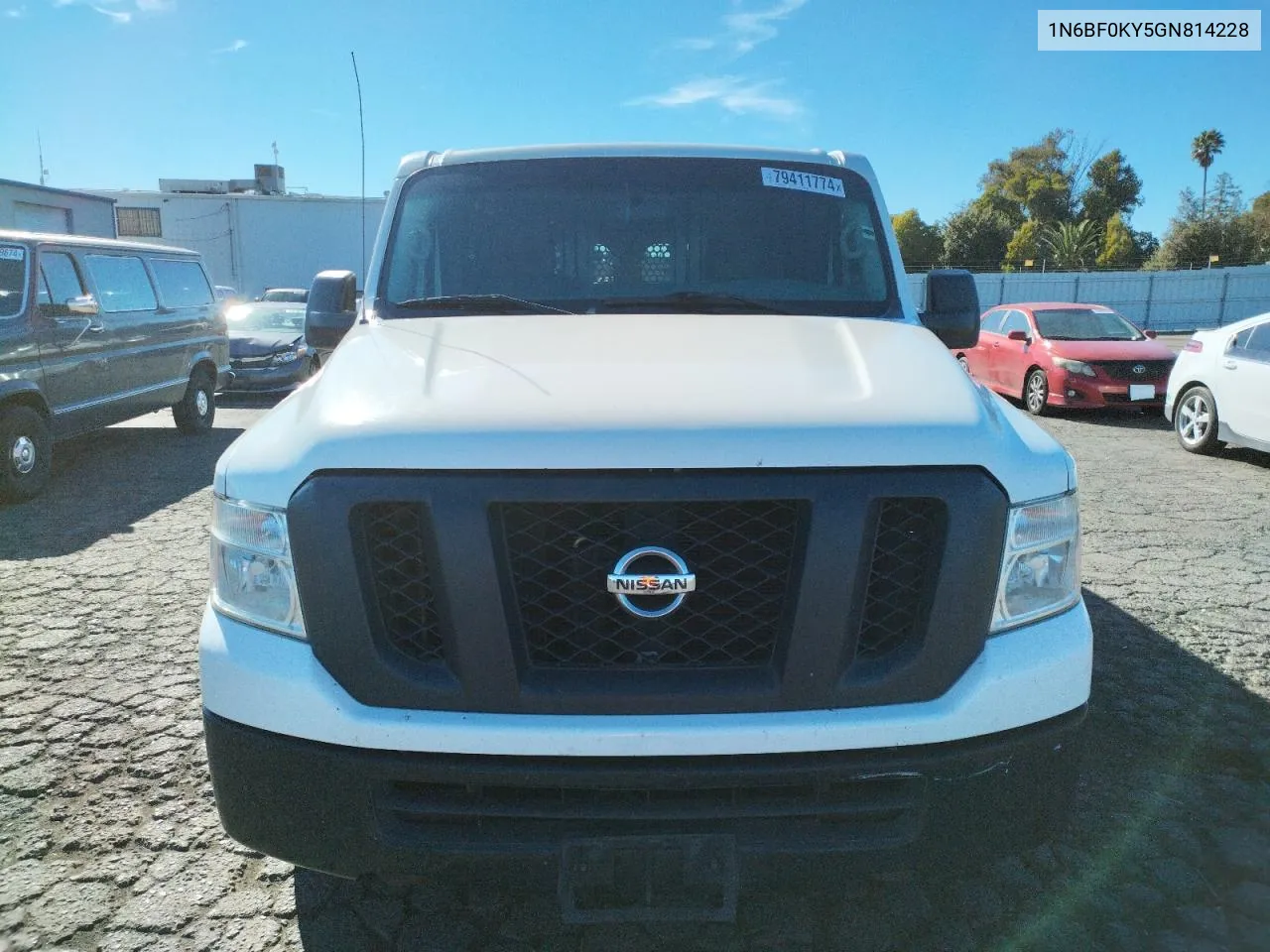 2016 Nissan Nv 1500 S VIN: 1N6BF0KY5GN814228 Lot: 79411774