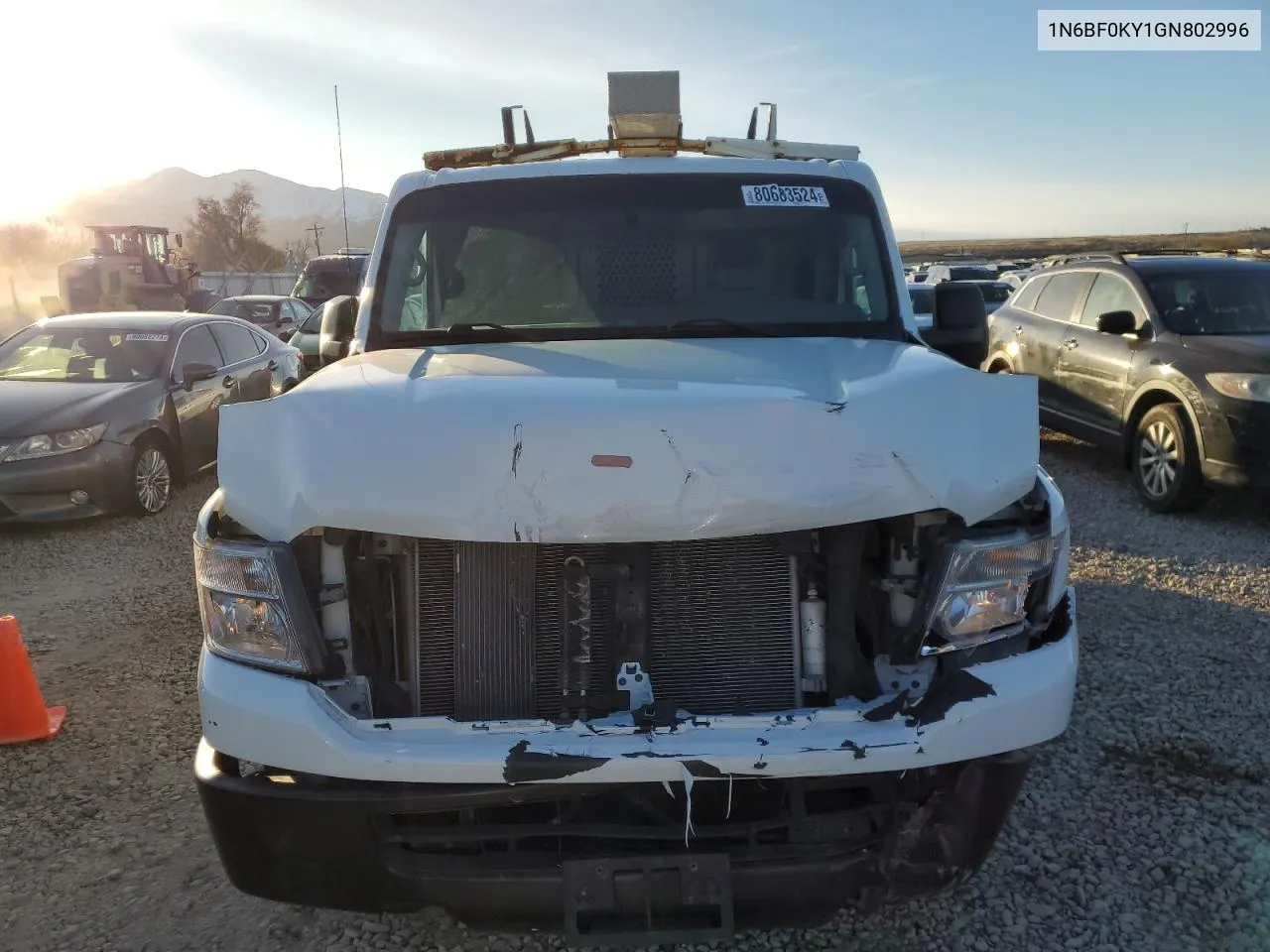 2016 Nissan Nv 1500 S VIN: 1N6BF0KY1GN802996 Lot: 80683524