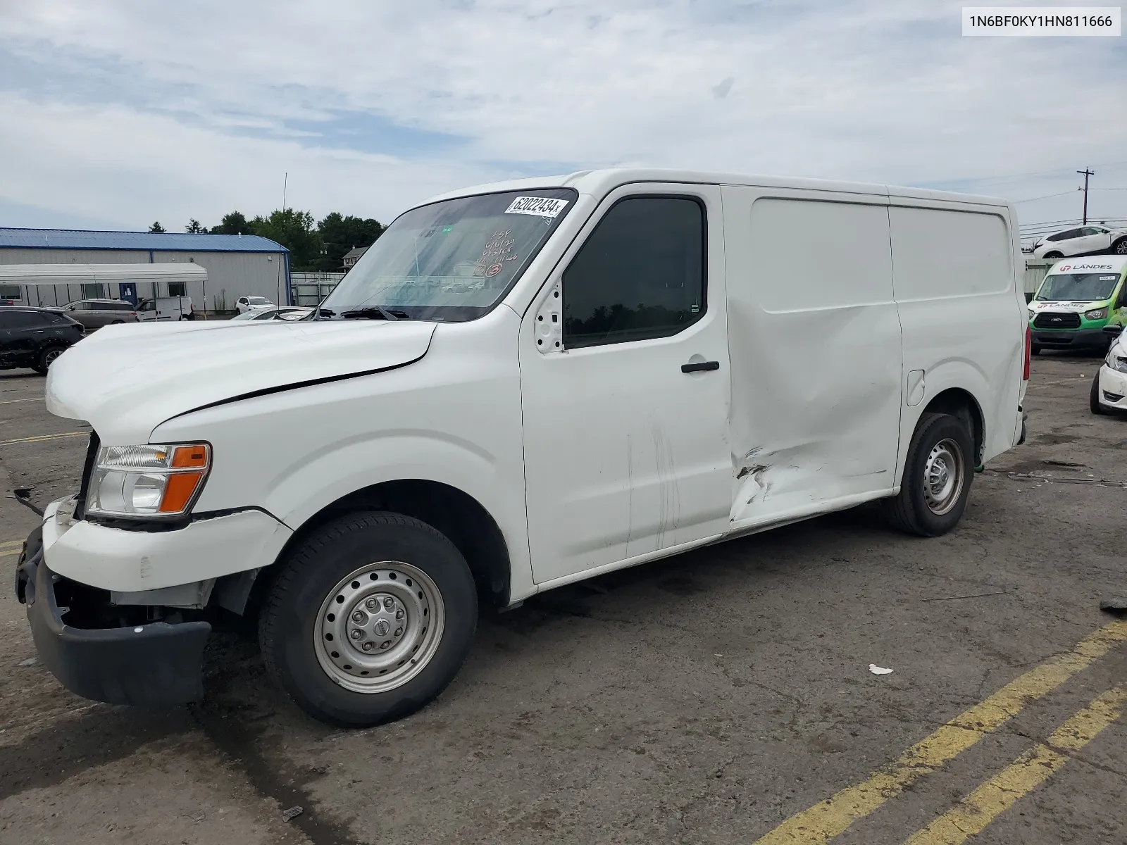 2017 Nissan Nv 1500 S VIN: 1N6BF0KY1HN811666 Lot: 62022434