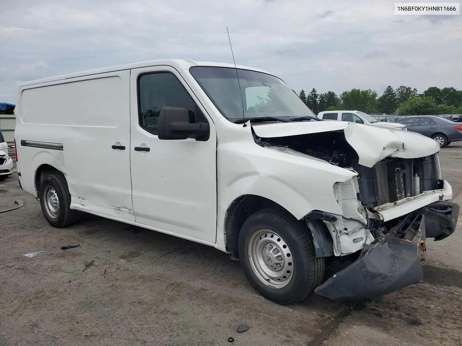 2017 Nissan Nv 1500 S VIN: 1N6BF0KY1HN811666 Lot: 62022434