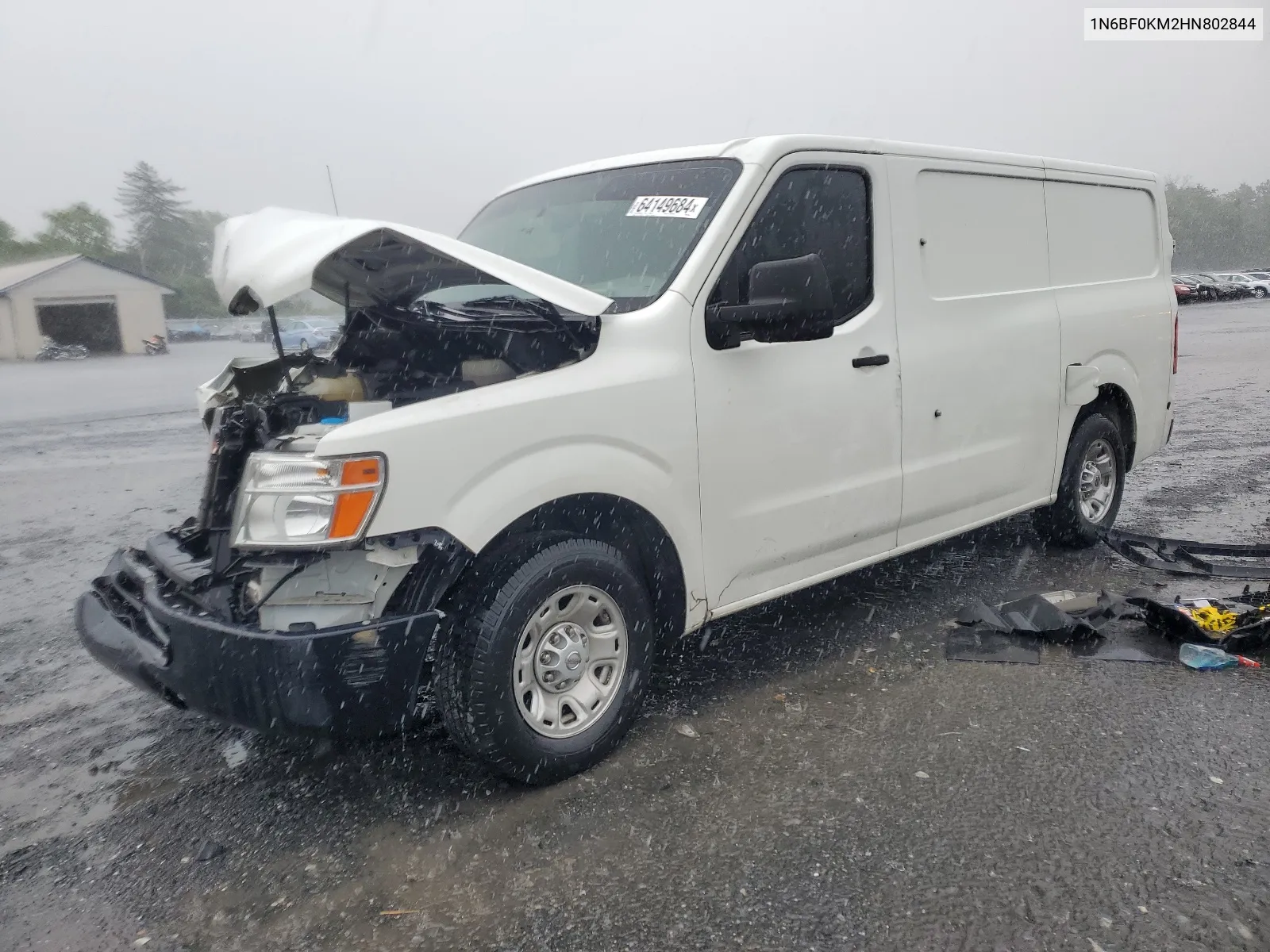 2017 Nissan Nv 1500 S VIN: 1N6BF0KM2HN802844 Lot: 64149684