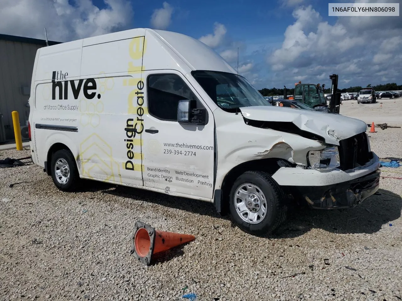 2017 Nissan Nv 2500 S VIN: 1N6AF0LY6HN806098 Lot: 70024134