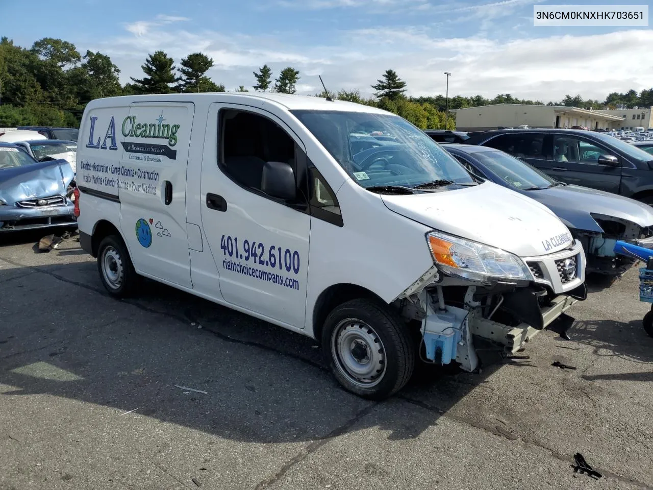 2017 Nissan Nv200 2.5S VIN: 3N6CM0KNXHK703651 Lot: 71443864