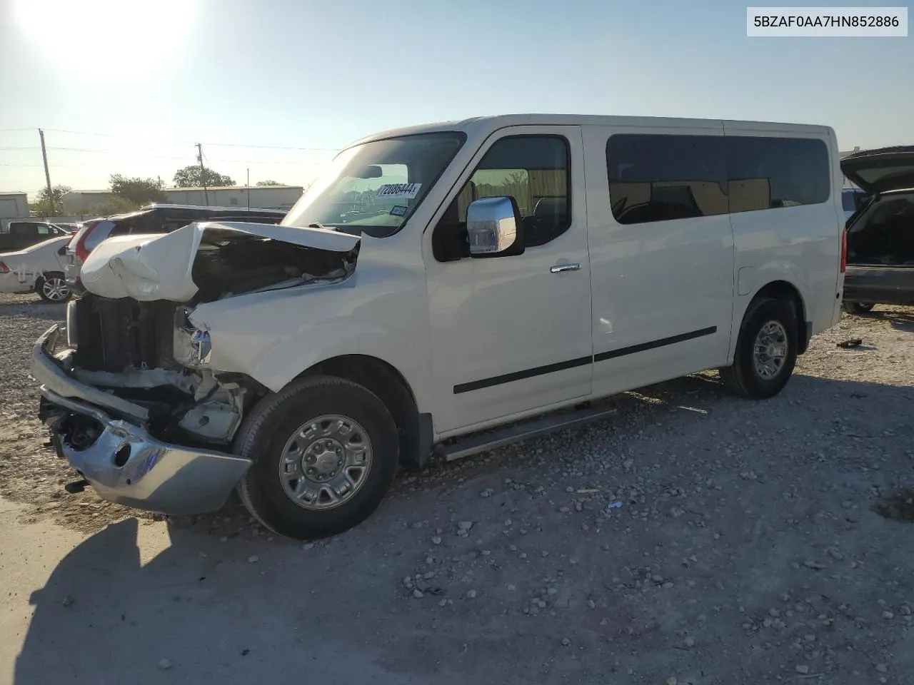 2017 Nissan Nv 3500 S VIN: 5BZAF0AA7HN852886 Lot: 72086444