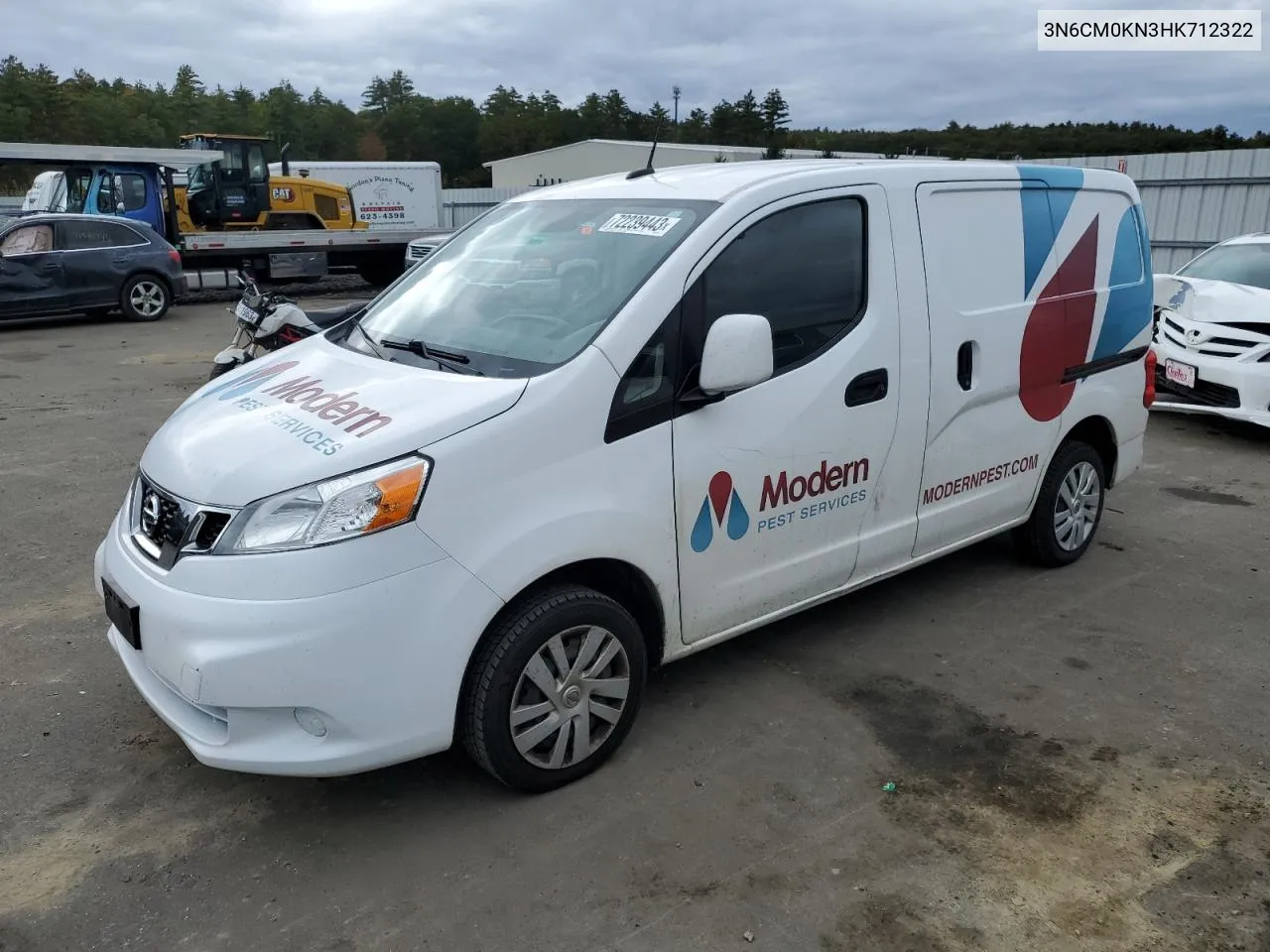 2017 Nissan Nv200 2.5S VIN: 3N6CM0KN3HK712322 Lot: 72239443