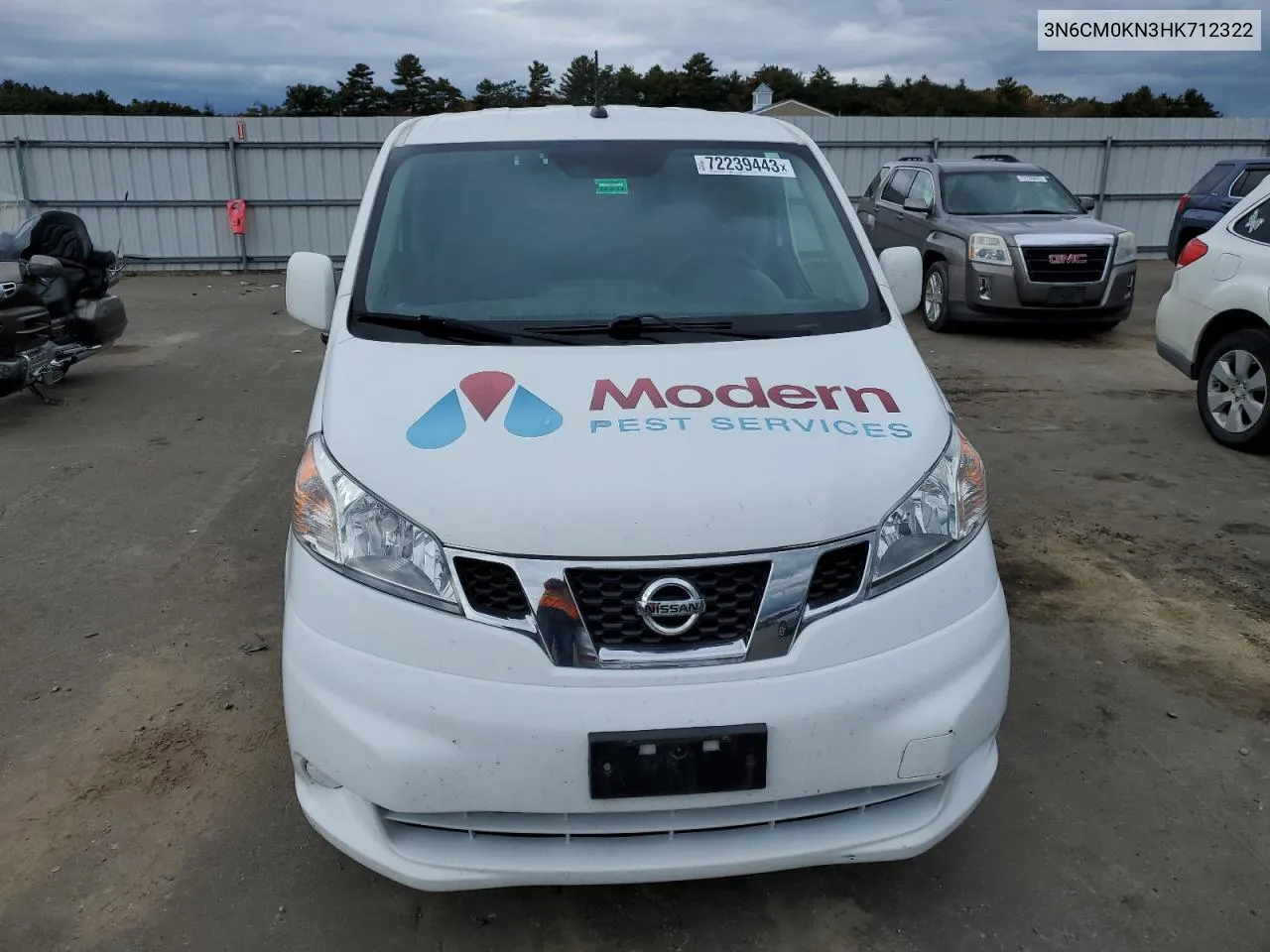 2017 Nissan Nv200 2.5S VIN: 3N6CM0KN3HK712322 Lot: 72239443