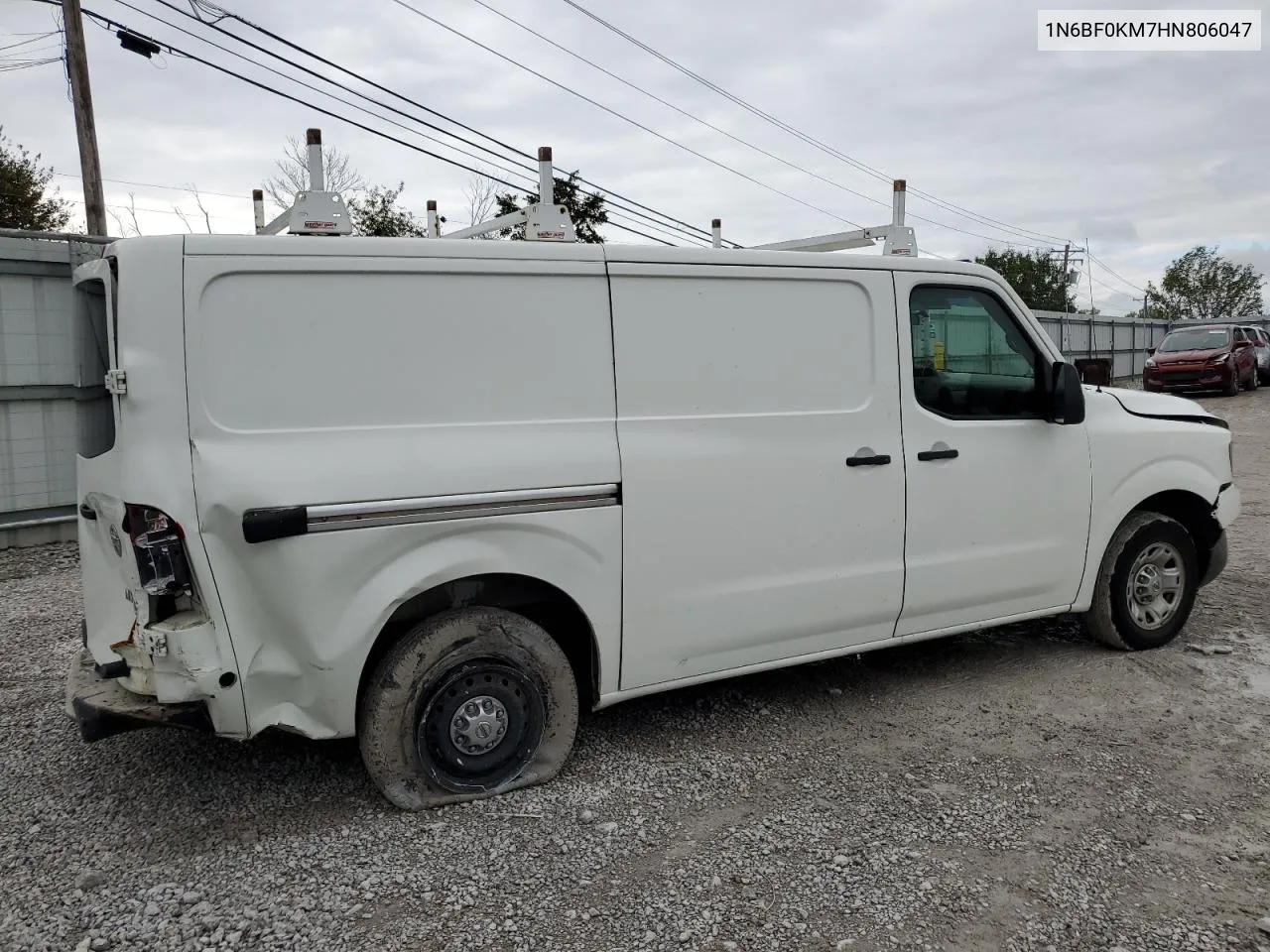 2017 Nissan Nv 1500 S VIN: 1N6BF0KM7HN806047 Lot: 73297834