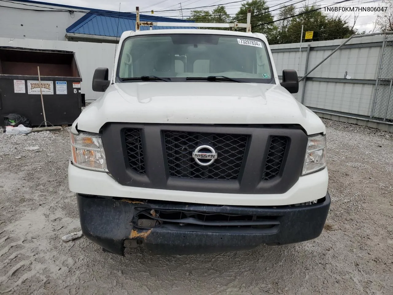 2017 Nissan Nv 1500 S VIN: 1N6BF0KM7HN806047 Lot: 73297834