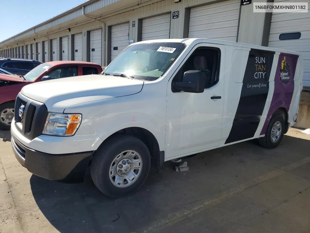 2017 Nissan Nv 1500 S VIN: 1N6BF0KMXHN801182 Lot: 74810134