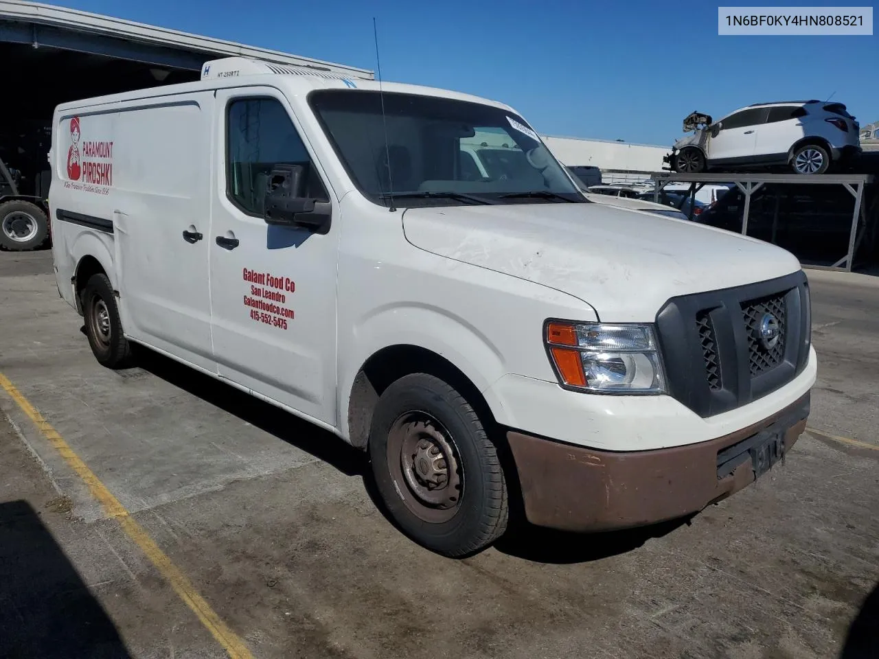 2017 Nissan Nv 1500 S VIN: 1N6BF0KY4HN808521 Lot: 75935644