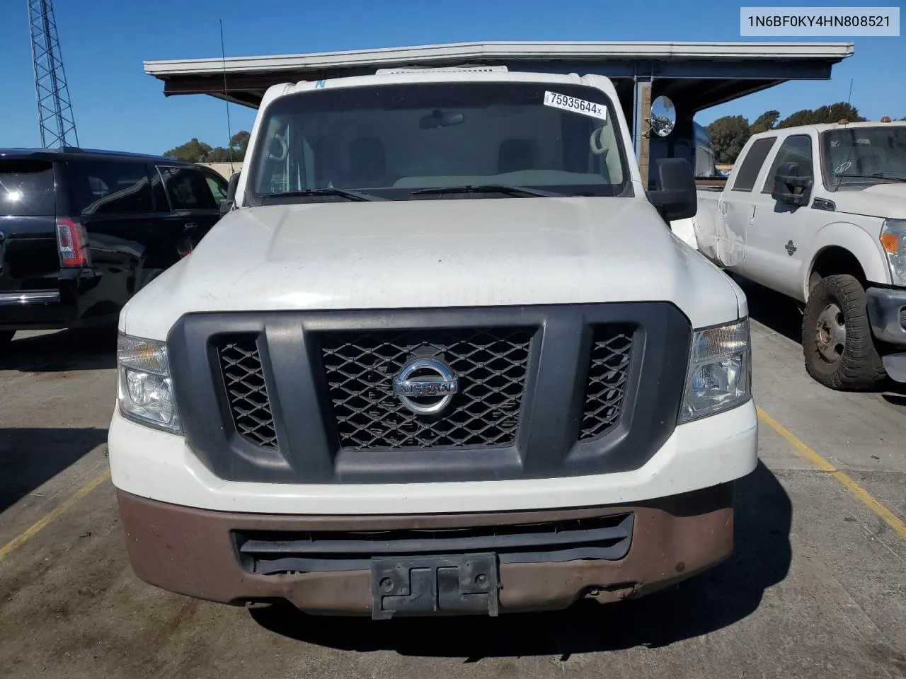 2017 Nissan Nv 1500 S VIN: 1N6BF0KY4HN808521 Lot: 75935644