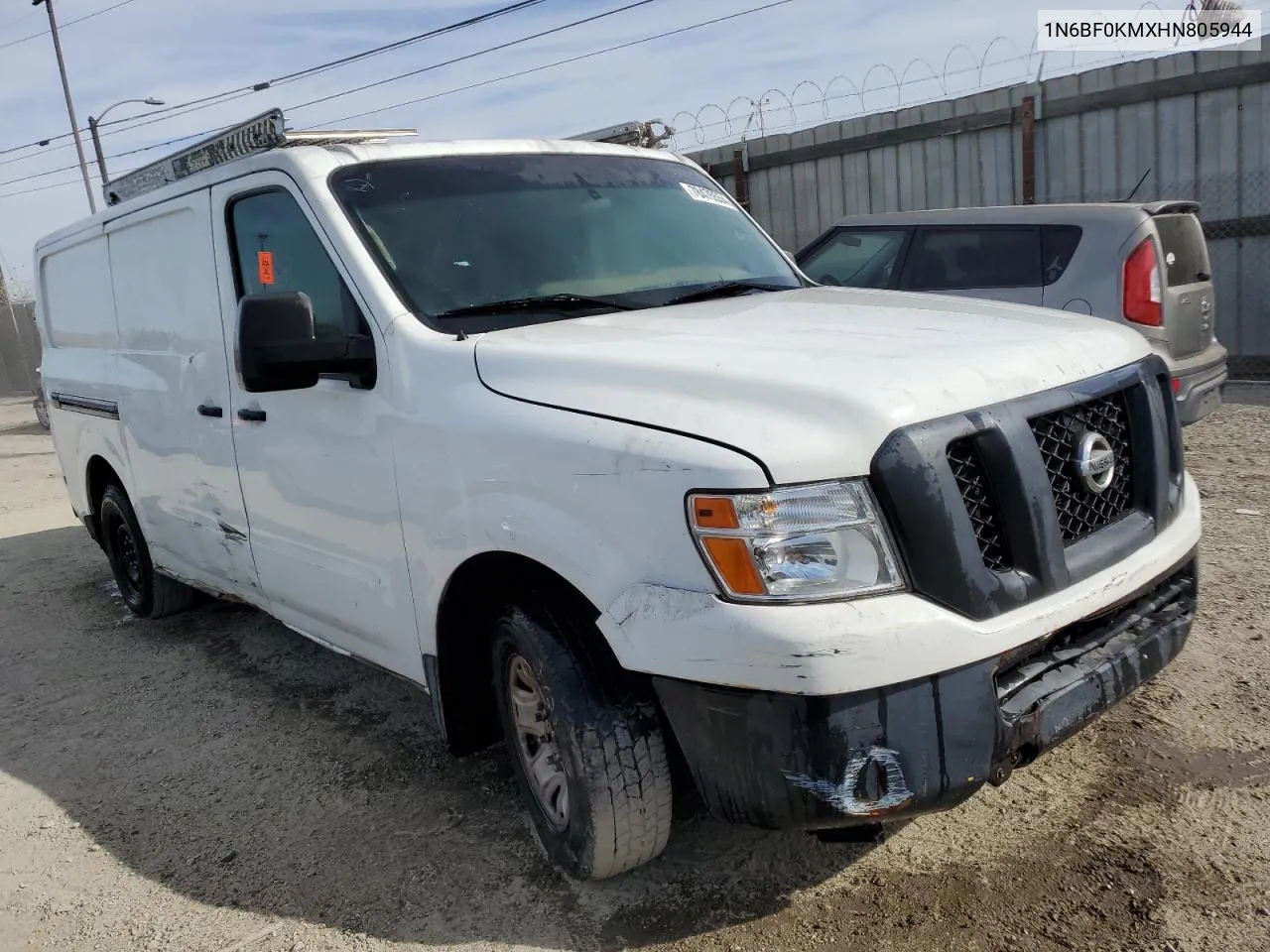 2017 Nissan Nv 1500 S VIN: 1N6BF0KMXHN805944 Lot: 78475554