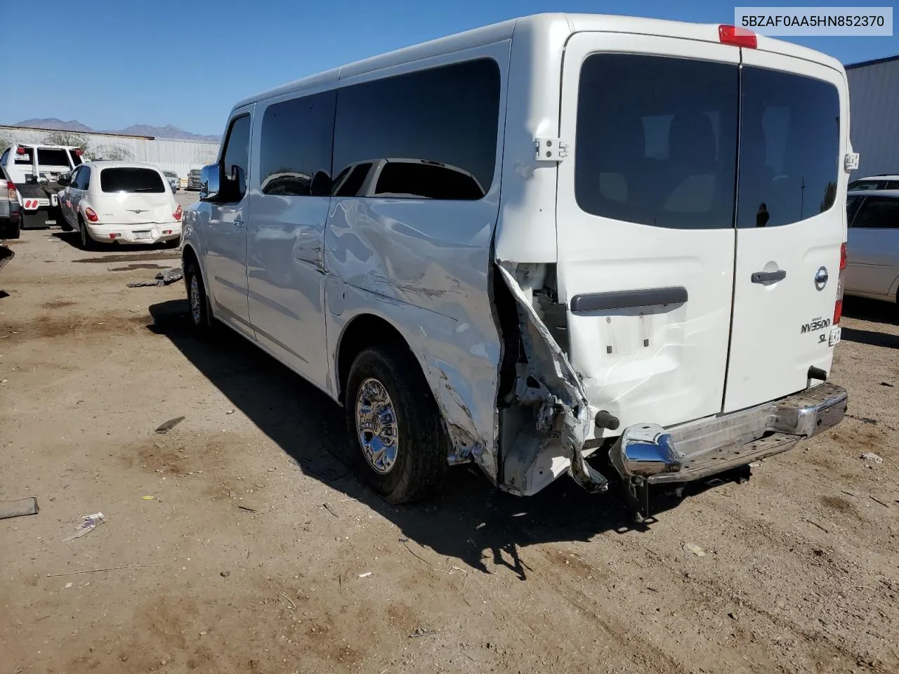 2017 Nissan Nv 3500 S VIN: 5BZAF0AA5HN852370 Lot: 78544714