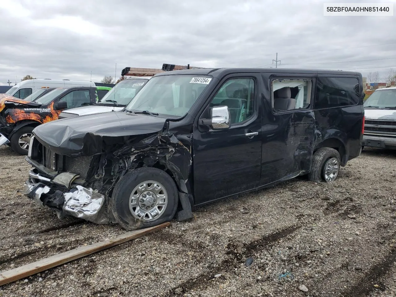 2017 Nissan Nv 3500 S VIN: 5BZBF0AA0HN851440 Lot: 78641254