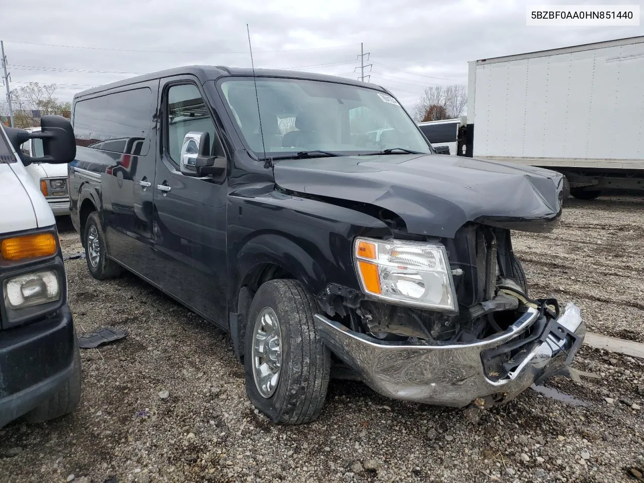 2017 Nissan Nv 3500 S VIN: 5BZBF0AA0HN851440 Lot: 78641254