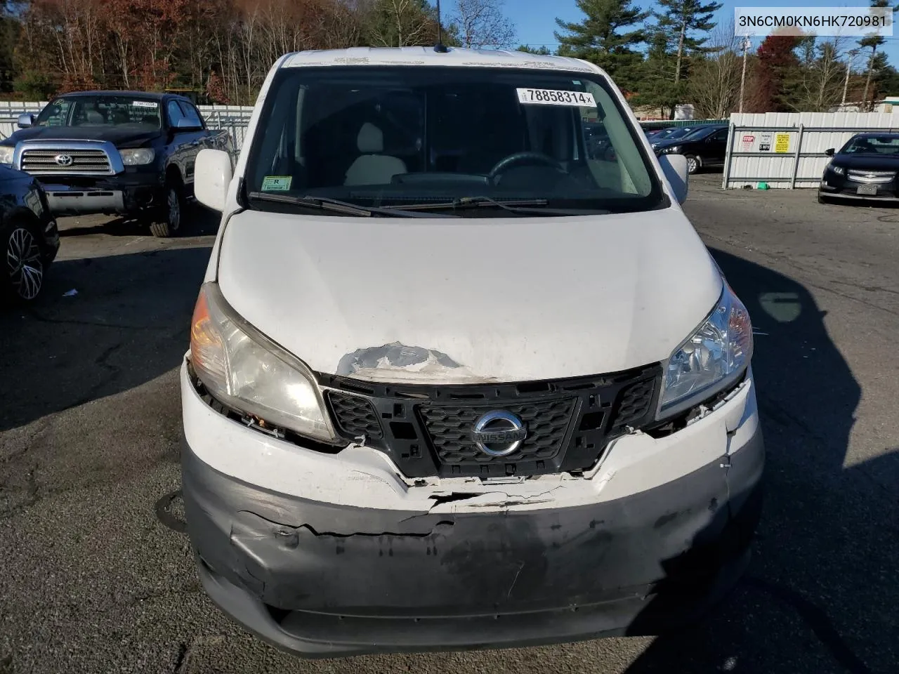 2017 Nissan Nv200 2.5S VIN: 3N6CM0KN6HK720981 Lot: 78858314