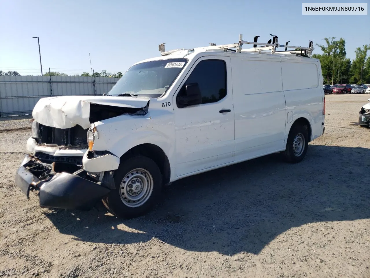 1N6BF0KM9JN809716 2018 Nissan Nv 1500 S