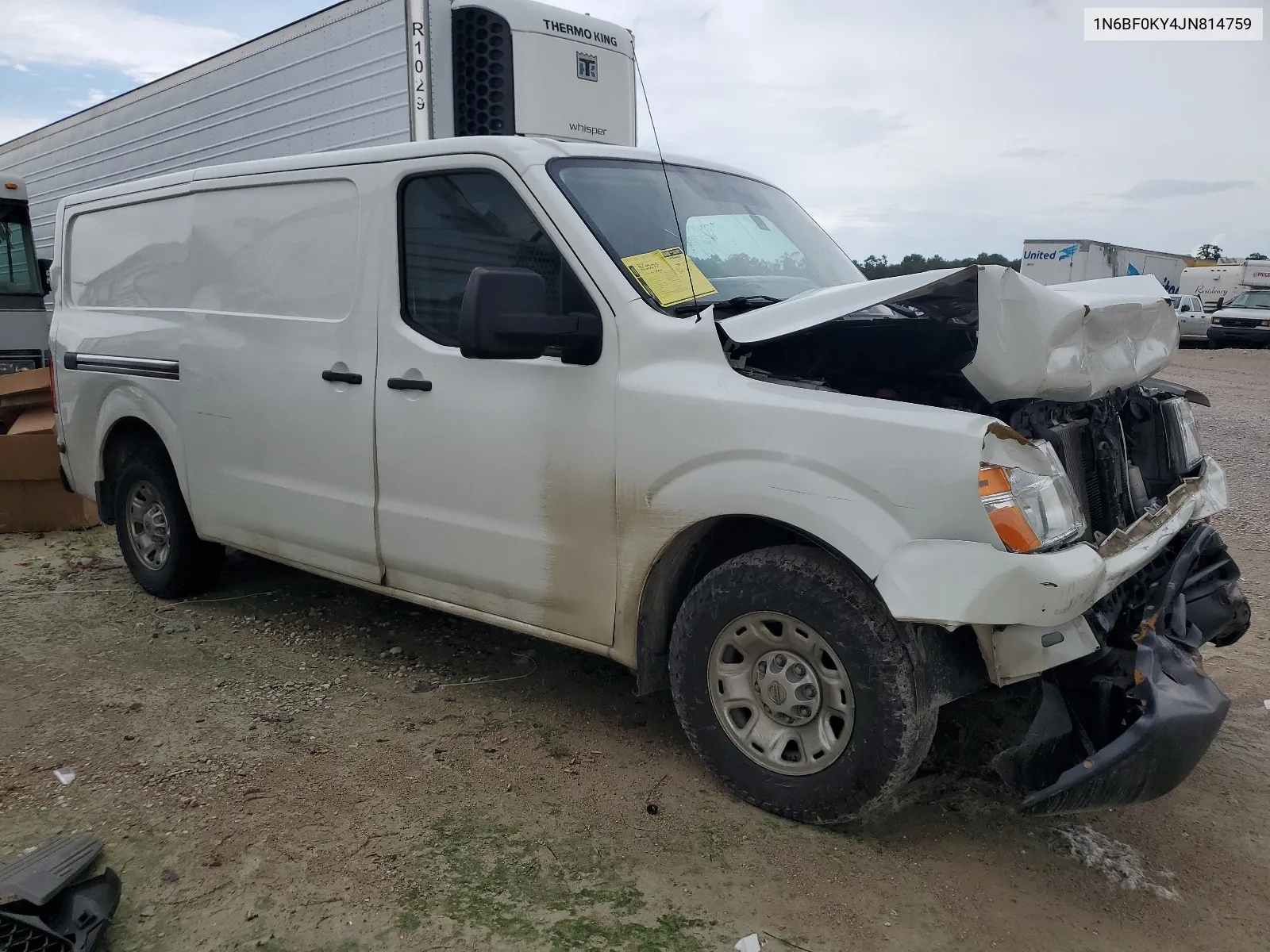 2018 Nissan Nv 1500 S VIN: 1N6BF0KY4JN814759 Lot: 63479174