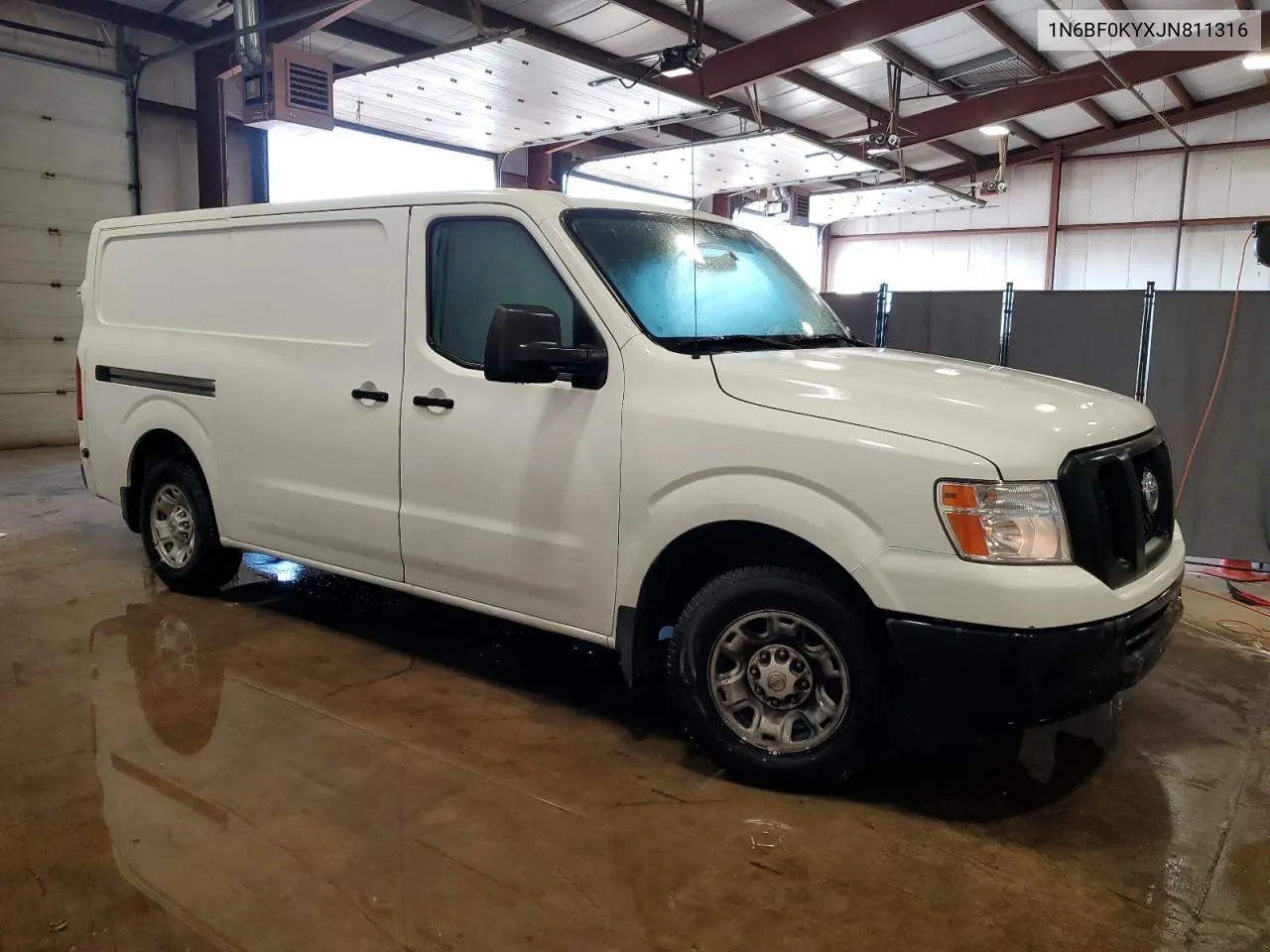 1N6BF0KYXJN811316 2018 Nissan Nv 1500 S