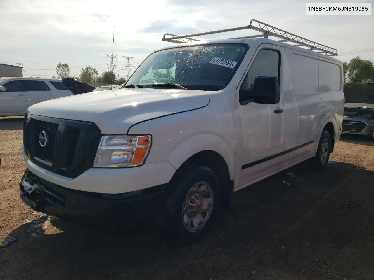 2018 Nissan Nv 1500 S VIN: 1N6BF0KM6JN819085 Lot: 71789684