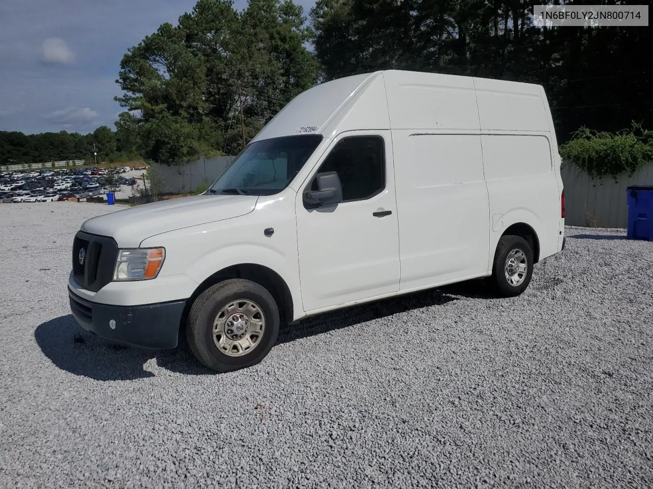 2018 Nissan Nv 2500 S VIN: 1N6BF0LY2JN800714 Lot: 72192894