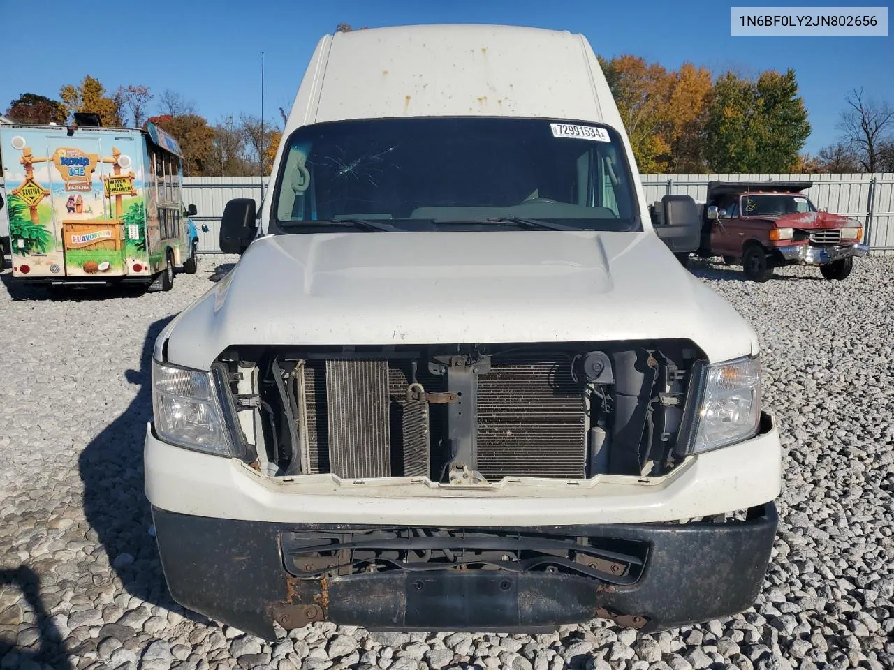 2018 Nissan Nv 2500 S VIN: 1N6BF0LY2JN802656 Lot: 72991534