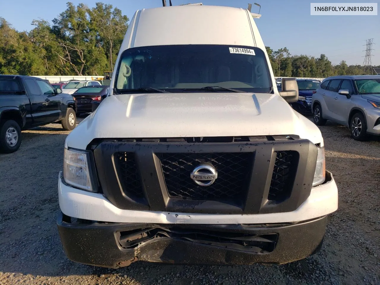 2018 Nissan Nv 2500 S VIN: 1N6BF0LYXJN818023 Lot: 73614994