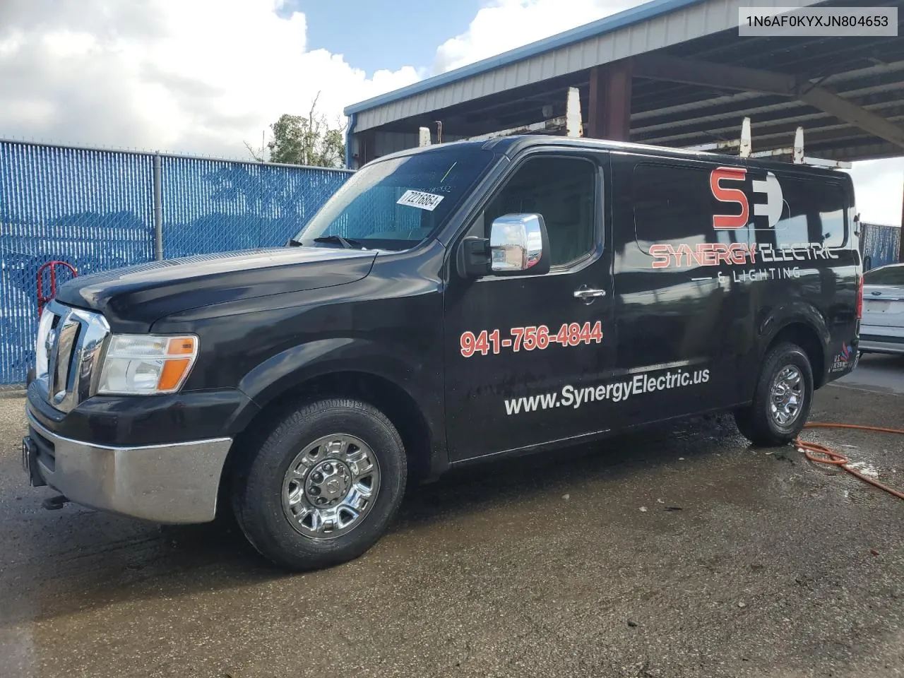 2018 Nissan Nv 2500 S VIN: 1N6AF0KYXJN804653 Lot: 76638304