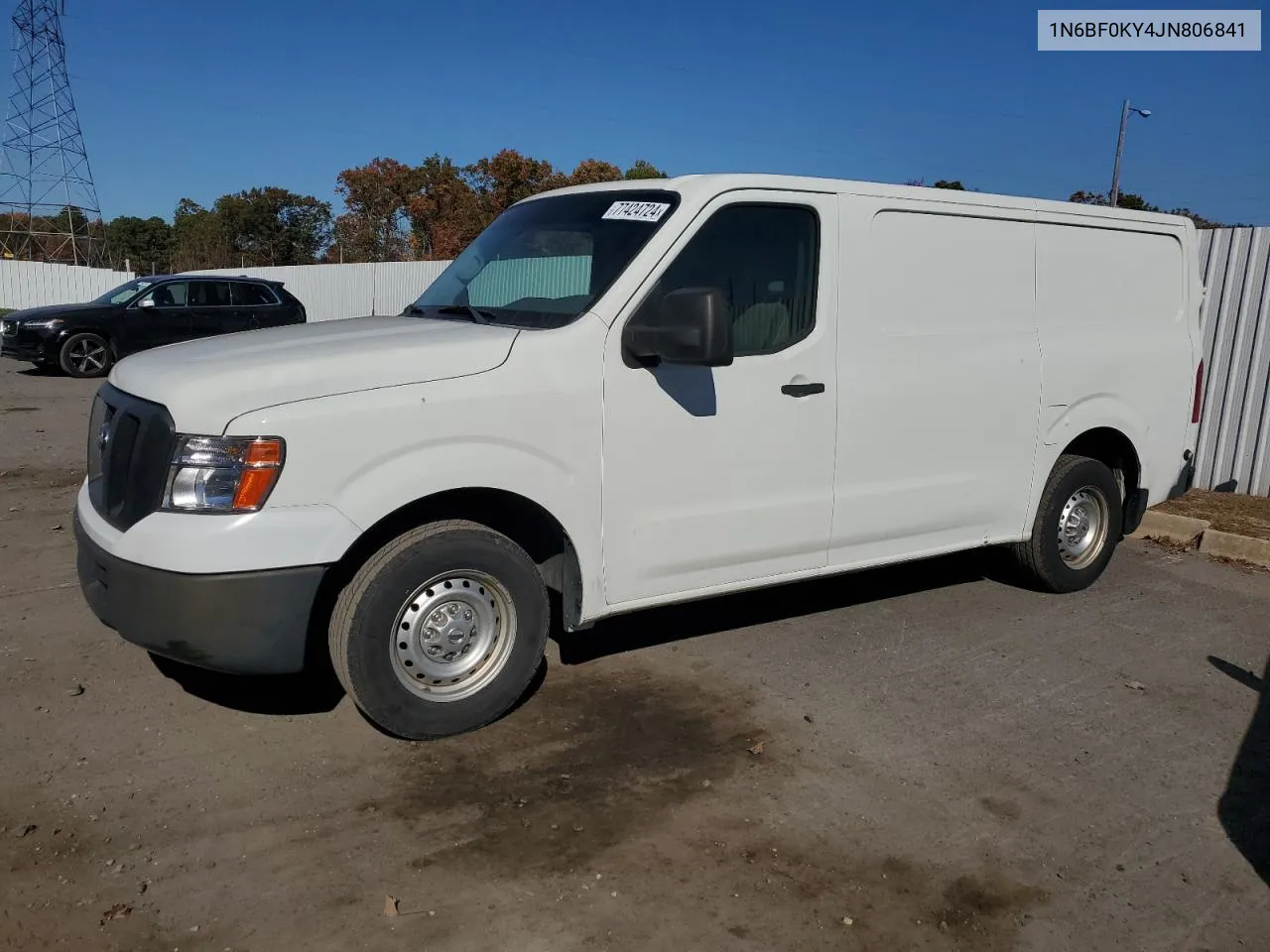 2018 Nissan Nv 1500 S VIN: 1N6BF0KY4JN806841 Lot: 77424724