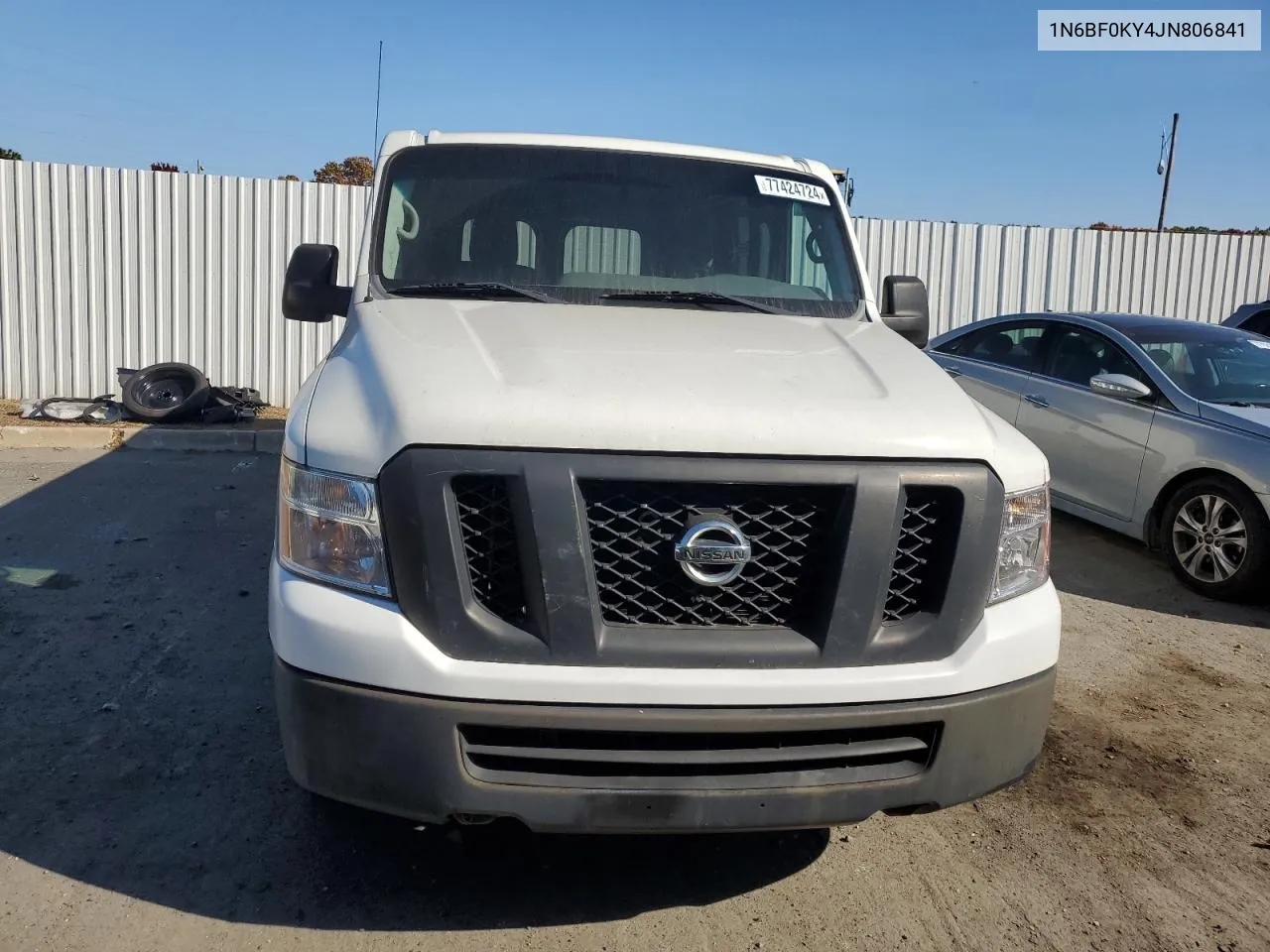 2018 Nissan Nv 1500 S VIN: 1N6BF0KY4JN806841 Lot: 77424724