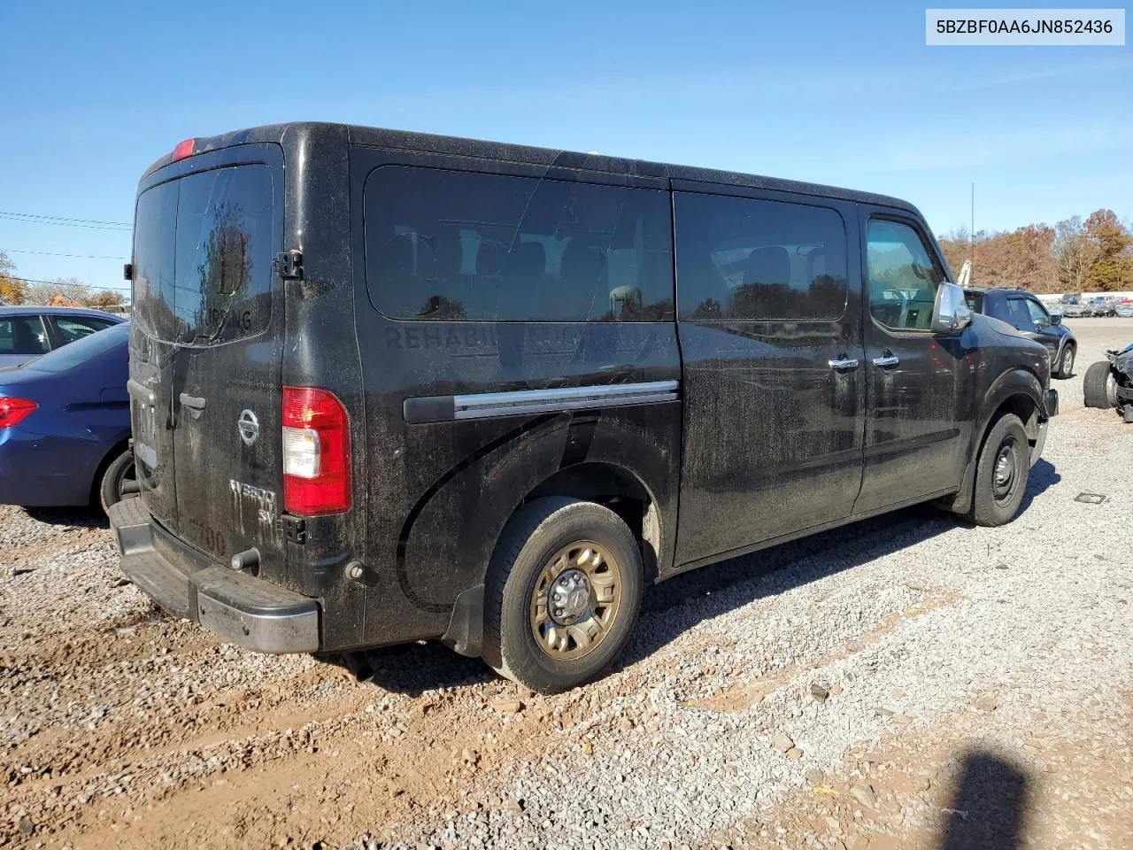 2018 Nissan Nv 3500 S VIN: 5BZBF0AA6JN852436 Lot: 77623204