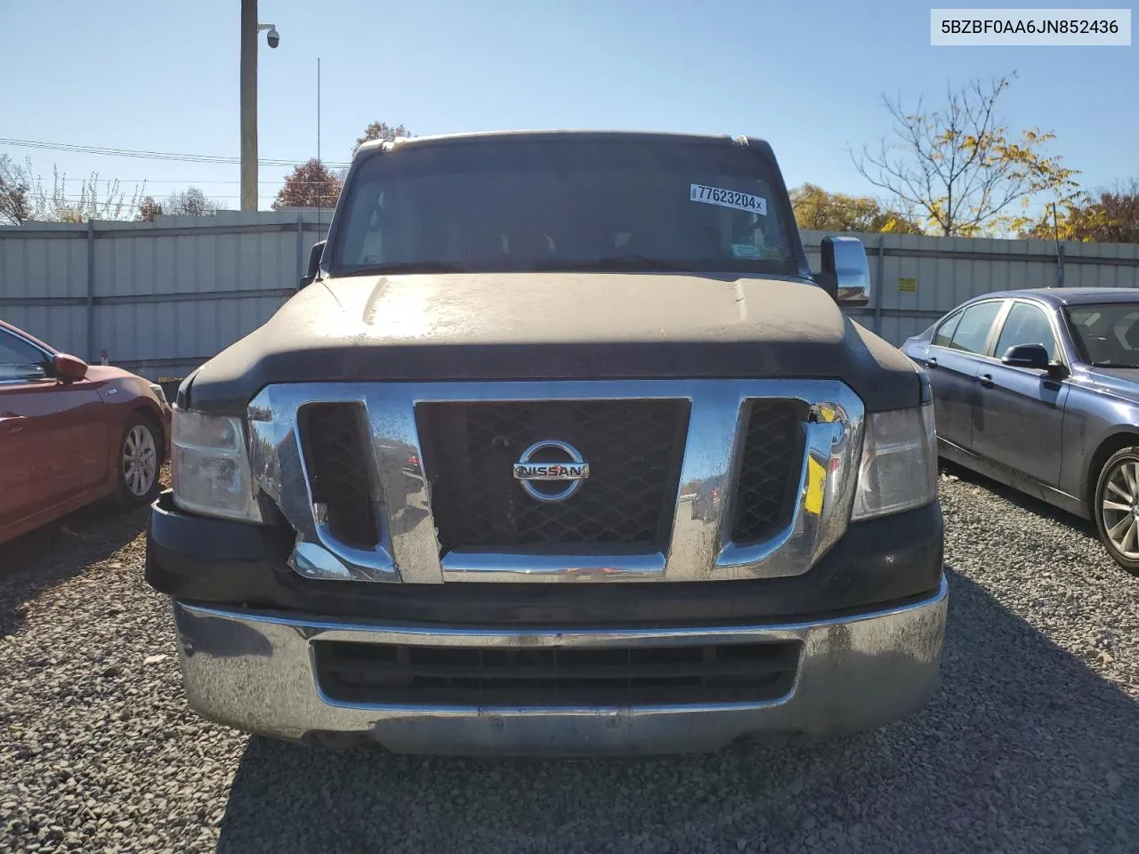 2018 Nissan Nv 3500 S VIN: 5BZBF0AA6JN852436 Lot: 77623204