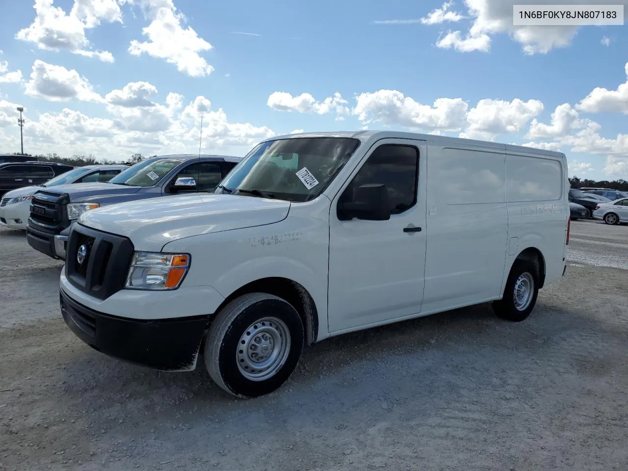 2018 Nissan Nv 1500 S VIN: 1N6BF0KY8JN807183 Lot: 77812224