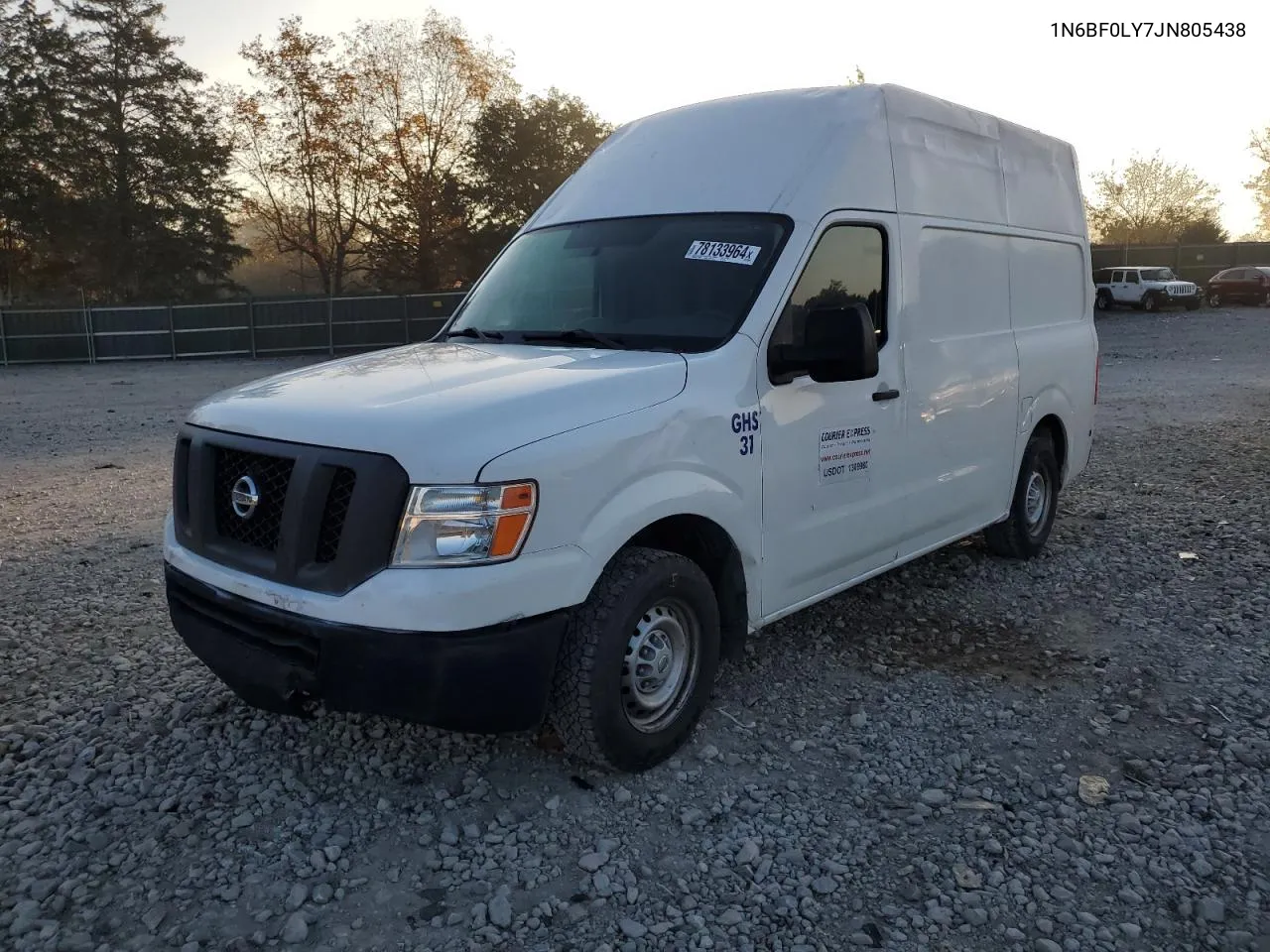 2018 Nissan Nv 2500 S VIN: 1N6BF0LY7JN805438 Lot: 78133964